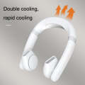 Hanging Neck USB Bladeless Semiconductor Cooling Fan(White)