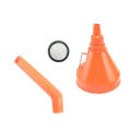 10 PCS CY12 Free Handband Filter Plastic Funnel(Orange)