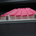 Pudding Double-layer Two-color 108-key Mechanical Translucent Keycap(Pink)
