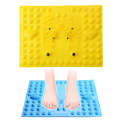Fitness Toe Pressing Board Foot Magnetic Therapy Massage Pad(Yellow)