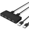 USB 2.0 Multifunctional 2 In 4 out HUB(383)