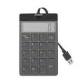 Sunreed SKB886S 19 Keys Wired Keypad With Digital USB Interface, Cable Length: 1.5m(Black)
