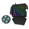 ZIYOU LANG K5 39 Keys RGB Mechanical Gaming Keyboard For PS4, Cable Length: 1.5m(Black Green Shaft)