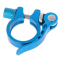 5 PCS Bicycle Accessories Quick Release Clip Road Bike Seatpost Clamp, Size: 28.6mm(Blue)