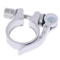 5 PCS Bicycle Accessories Quick Release Clip Road Bike Seatpost Clamp, Size: 28.6mm(Silver)