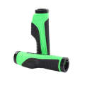 1 Pair Bicycle MTB Bike Handlebar Grips Rubber Anti-Slip Racing Bike Grip(Green)