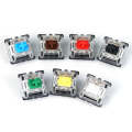 10 PCS Gateron G Shaft Black Bottom Transparent Shaft Cover Axis Switch, Style: G3 Foot (Blue Shaft)