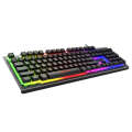 IMICE AK-900 104 Keys Metal Backlit Gaming Wired Suspended Illuminated Keyboard, Cable Length: 1....