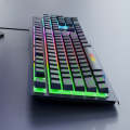 IMICE AK-900 104 Keys Metal Backlit Gaming Wired Suspended Illuminated Keyboard, Cable Length: 1....