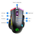 IMICE T70 8-Button 7200DPI RGB Lighting Programmable Wired Gaming Mouse, Cable Length: 1.8m(Black)