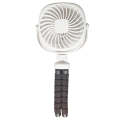 Octopus Stroller Deformation Fan Desktop Portable Handheld USB Small Fan, Colour: 1200mAh White