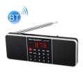L-288AM  Bluetooth Dual Speaker Radio MP3 Player Support TF Card/U Disk with LED Display(Black)