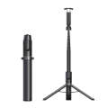 Desktop Multi-Function Live 1.3m Tripod Portable Integrated Bluetooth Selfie Rod(Black)