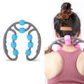 Eight Round Yoga Training Roller Ring-Shaped Leg Massager(Blue)