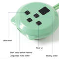 Home Electric Smart Cervical Spine Pulse Massager, Style: Heating Model(Blue)