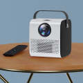 Q3 4K Mobile Phone Projector Home Office Integrated Projector,EU Plug,Version:  English Android V...