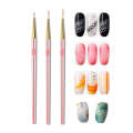 3 In 1 Electric Plating Rod Manicure Pencil(Rose Gold)