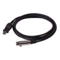 3m Microphone Connection Computer Cable USB To XLR(Black)