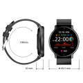 ZL02 Smart Heart Rate Blood Pressure Oxygen Monitoring Sports Pedometer Wireless Bluetooth Watch(...