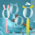 3x Magnifying Glass HD Cartoon Magnifying Glass Toy Gift For Children(Blue Kitten)