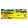 300x800x2mm Locked Am002 Large Oil Painting Desk Rubber Mouse Pad(Wheat Field)
