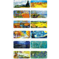 300x800x4mm Locked Am002 Large Oil Painting Desk Rubber Mouse Pad(Seaside Boat)