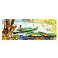 300x800x5mm Locked Am002 Large Oil Painting Desk Rubber Mouse Pad(Fisherman)