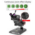 KAIGEXIN 7-50X High-definition Binocular Continuous Zoom Microscope(7050T)