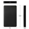 E39 2.5 Inch USB3.0 SATA Mobile Hard Disk Box(Black)