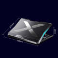 MC Q3 Lifting and Folding Laptop Cooler(Black)