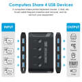 T29 USB3.0 Automatic 4 In 4 Out Switcher HUB Printer Sharing