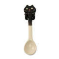 Cartoon Tableware Ceramic Coffee Cup Hanging Spoon(Black Cat)