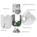 Hands-free Wearable Micro-mesh Nebulizer for Adults and Children ,Style: USB Style(Silver White)