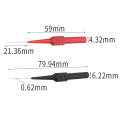 Coarse Probe Auto Repair Test Multimeter Pen, Color: Red