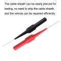 2pcs /Pair Coarse Probe Auto Repair Test Multimeter Pen, Color: Red + Black