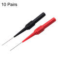 2pcs /Pair Coarse Probe Auto Repair Test Multimeter Pen, Color: Red + Black