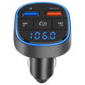 QC3.0 Fast Charge Car Bluetooth MP3 Player Car FM Transmitter(Black)
