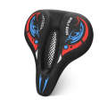 Bicycle Seat Cover Thickened Silicone Shock-absorbing Saddle Cover(Black)