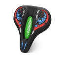 Bicycle Seat Cover Thickened Silicone Shock-absorbing Saddle Cover(Green)