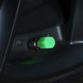4pcs /Set Luminous Tire Valve Cap Electric Motorcycle Vacuum Tire Valve Cover, Style: Split Effect