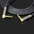 KGR Guitar Cable Keyboard Drum Audio Cable, Specification: 1m(Double Elbow Jack)