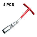 4 PCS Car Spark Plug Sleeve Wrench Universal Car Disassembly Tool, Style: 21mm Short
