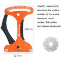 WEST BIKING Bicycle Spoke Tension Meter Rim Tensioner Calibrator(Orange)