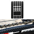 FMFXTR Bicycle Protection Chain Sticker Front Fork Protective Film, Color: Carbon Fiber