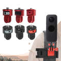 1/4 Inch Screw Converter Tripod Adapter for Sport Camera(Red Black)
