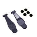 Multifunctional Bicycle Tire Changing Tool, Color: Black+5 Tire Patches