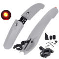 2632 Bicycle Quick Release Mudguards, Style: Widened (Gray)