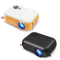 A10 480x360 Pixel Projector Support 1080P Projector ,Style: Basic Model  White Yellow (EU Plug)
