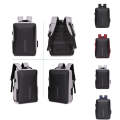 Hard Shell Backpack Alloy Frame Anti-Theft Computer Bag For Men, Color: 8001 Gray