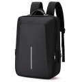 Hard Shell Backpack Alloy Frame Anti-Theft Computer Bag For Men, Color: 8003 Black
